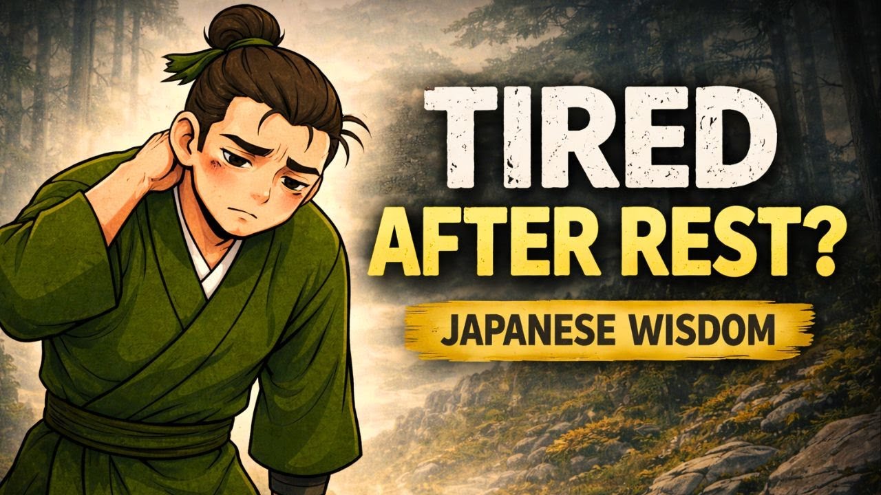Why You Feel Tired Even After Rest — Japanese Wisdom Explains