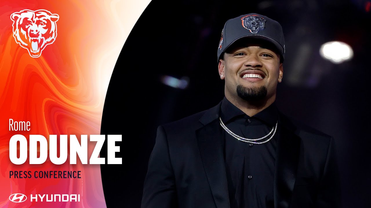 Rome Odunze on learning from DJ Moore and Keenan Allen | Chicago Bears