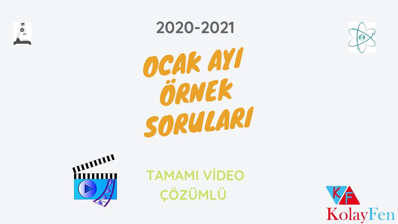 2020-2021 OCAK AYI FEN BİLİMLERİ ÖRNEK SORU ÇÖZÜMLERİ