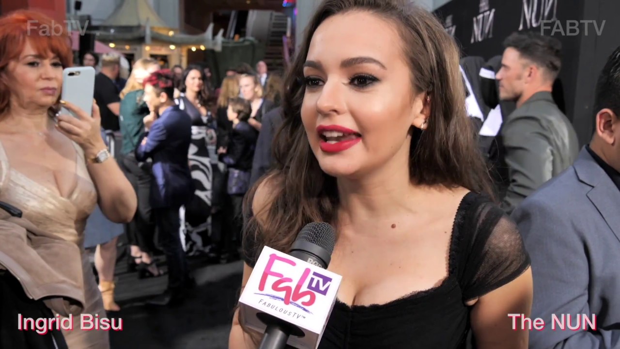 Ingrid Bisu shows us her long nails!  at  