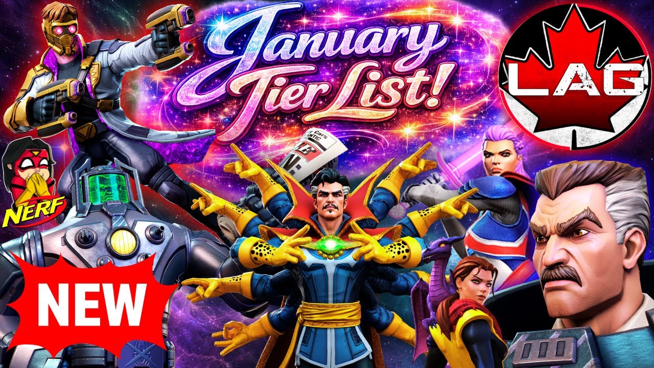 January Tier List! Doctor Strange & J. Jonah Jameson + Star-Lord SF! Post Buffs & Meta Shifts!- MCOC