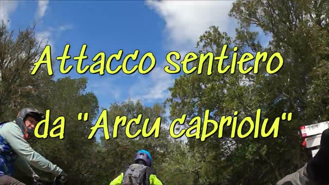 Escursione mtb all mountain Sette Fratelli X 4 single tracks very wild