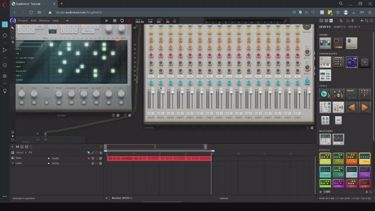 Audiotool Tutorial
