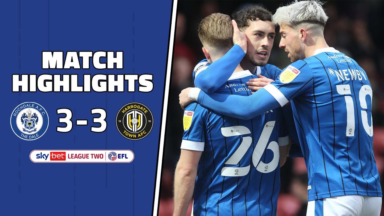 Highlights | Dale 3-3 Harrogate Town