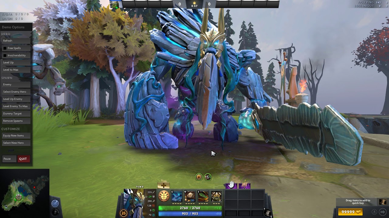 NEW Tiny Prestige Item and Custom Creeps PREVIEW TI9 2019 MAJESTY OF THE COLOSSUS