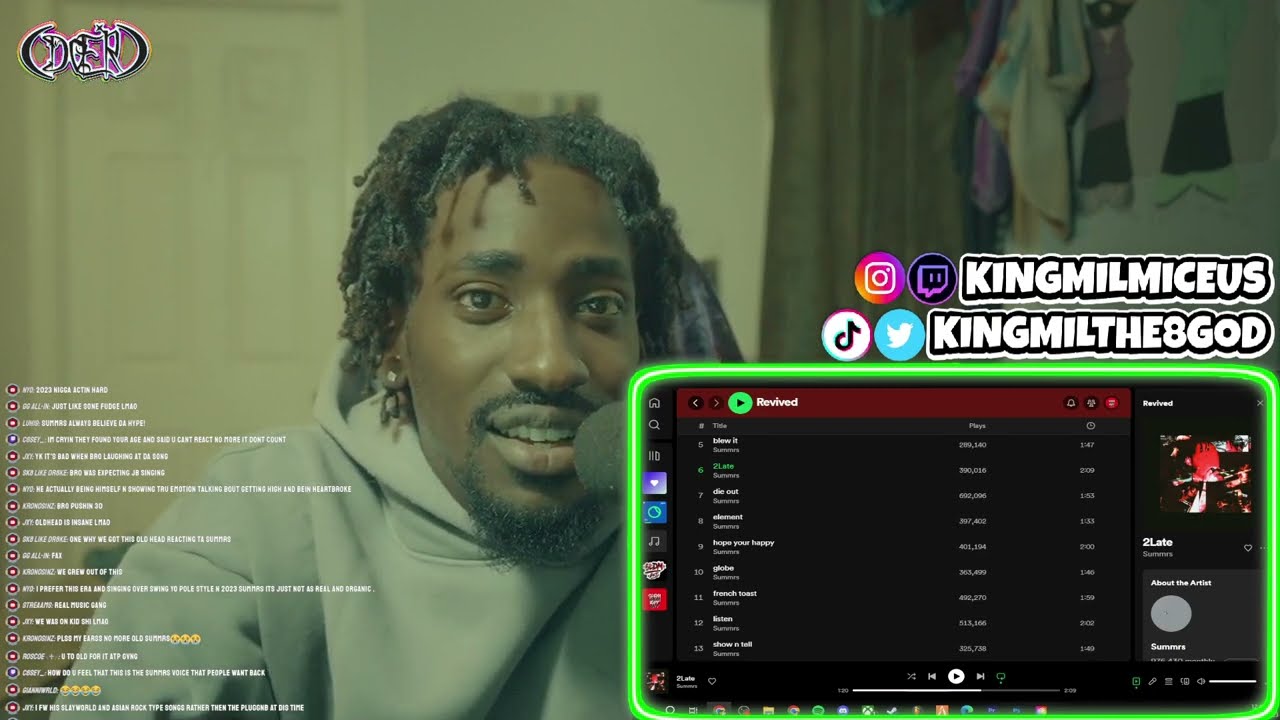 The 8 God Reacts to: Summrs - Revived (Album)