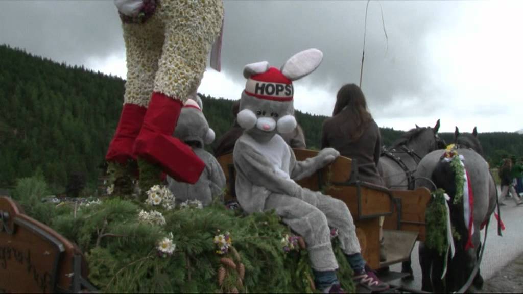 25. Ramsauer Frühlingsfest der Pferde Festzug in Ramsau am Dachstein