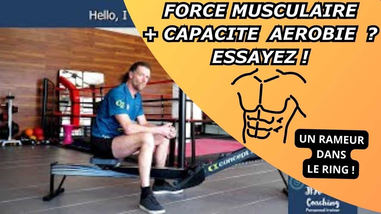 Comment travailler force et cardio sur rameur ? Avec le travail en fractionné !