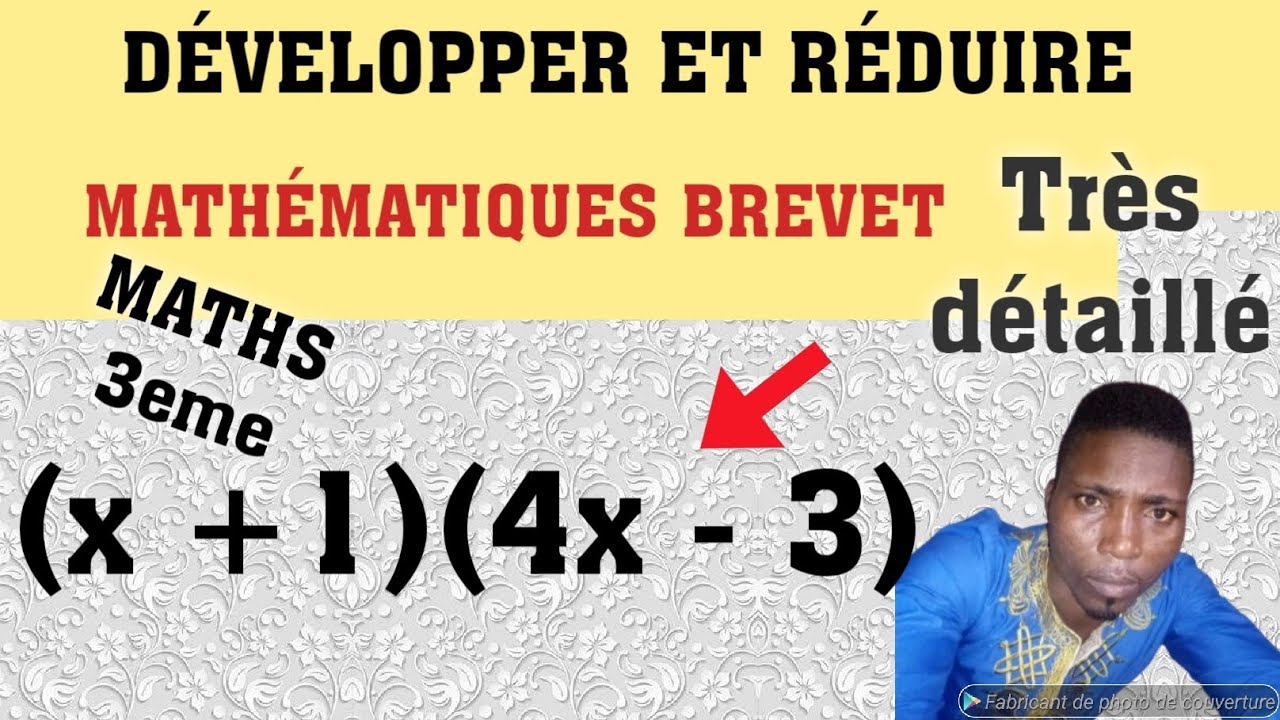 Comment développer et réduire ; maths 3eme; maths brevet; indiamaroo movies