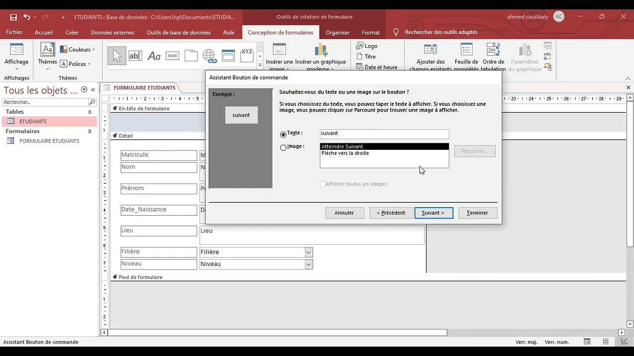 Comment créer un application avec Ms Access?
