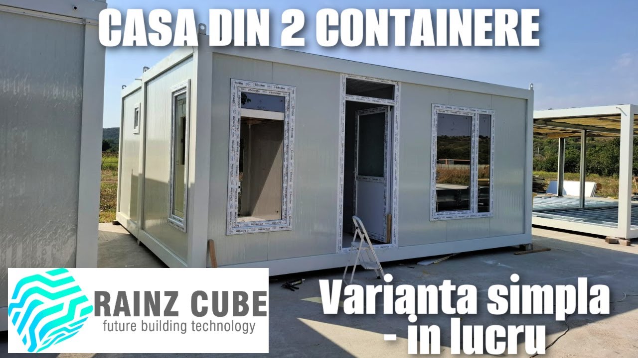CASA 2 CONTAINERE PITESTI | CASA MODULARA | CASA METALICA