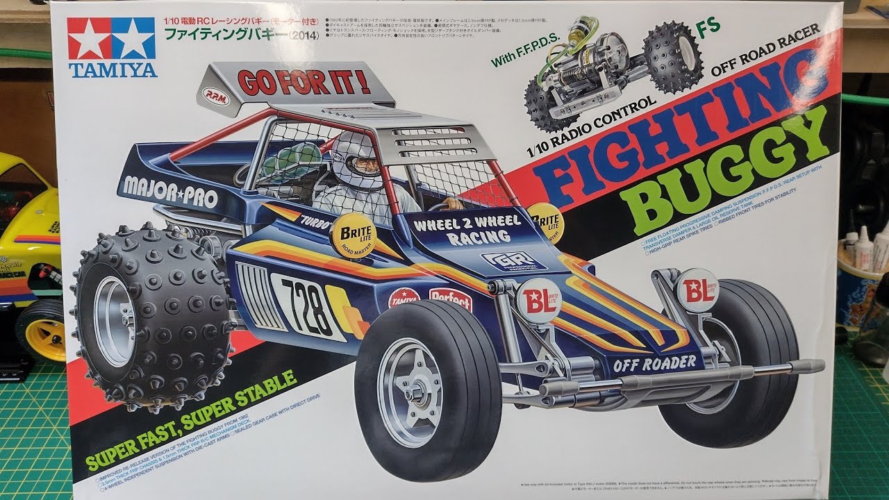 Tamiya Fighting Buggy 47304, Complete Chassis Build