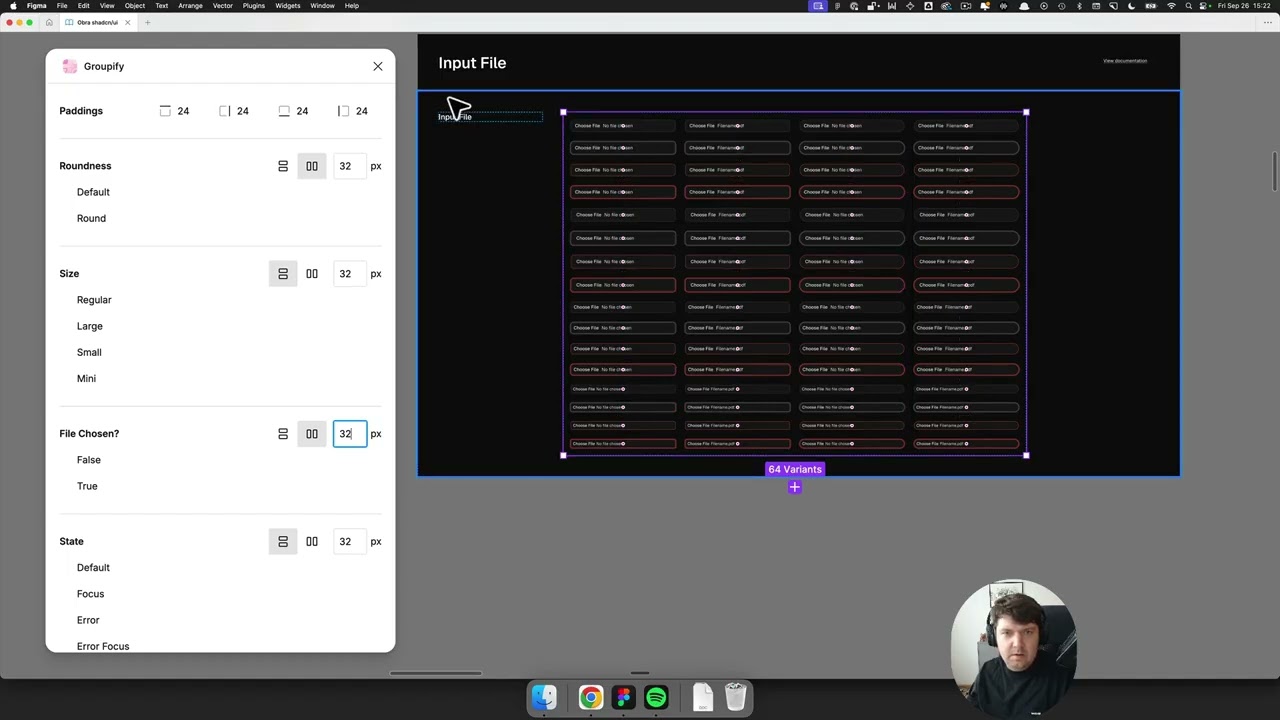 Obra shadcn/ui - Tips for editing rather complex components in Figma