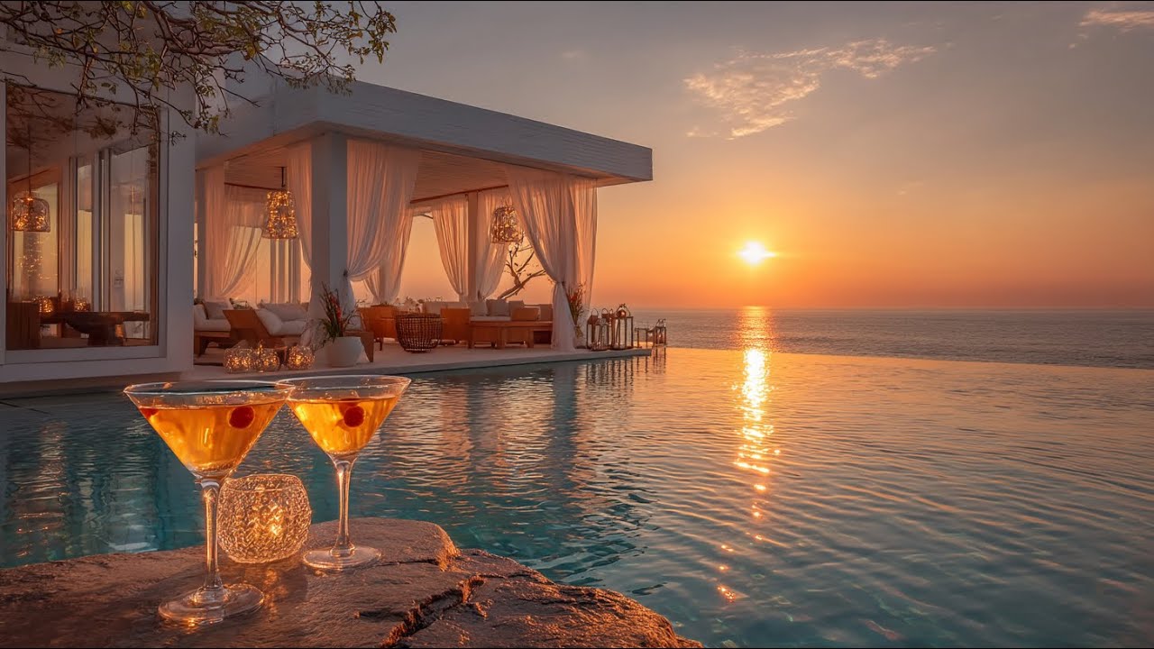Golden Hour Chillout Music | Sunset Lounge Ambient for Relaxation and Focus