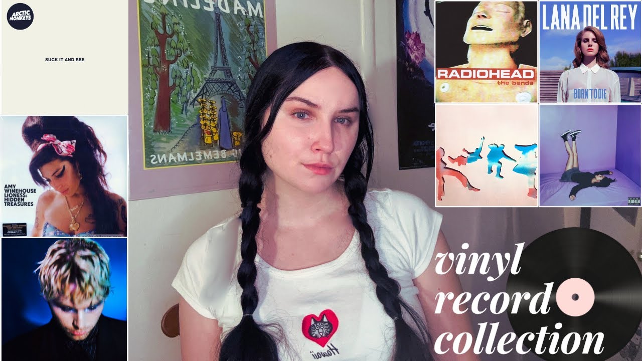 My 2025 Vinyl Record Collection! | olivia rodrigo, lana del rey, radiohead, 5sos, & more!