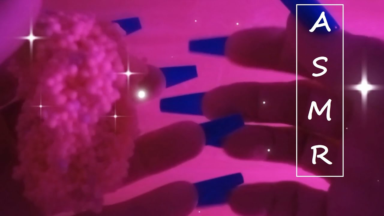 ASMR Long Nails and Sticky Foam Tingles