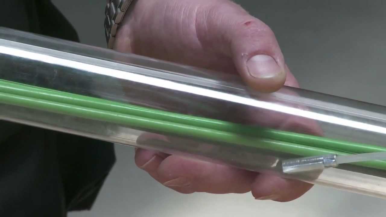 Produkttest der Glasfaser-Kabeleinzug-Stangen von Greenlee