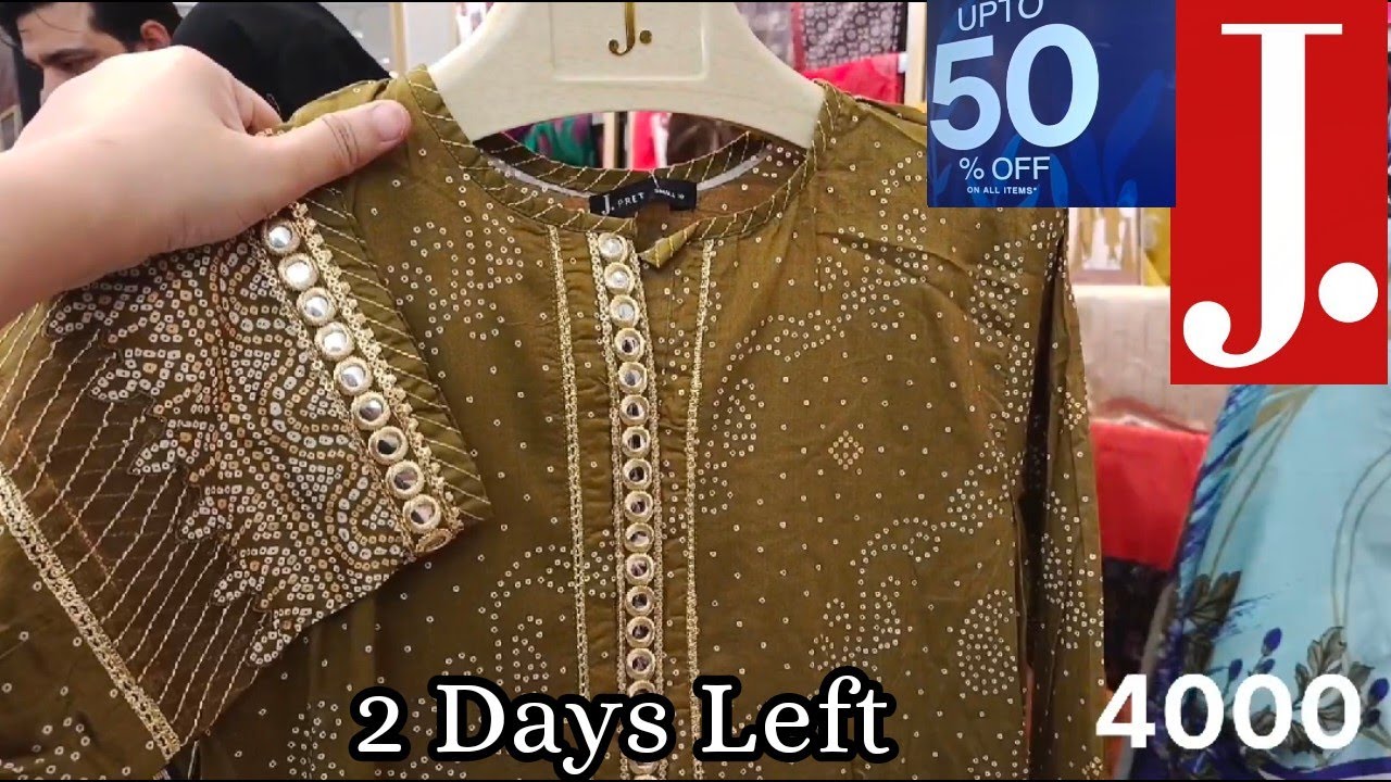 J.Sale Flat 50% Off || J.Junaid jamshed Winter Sale 2024