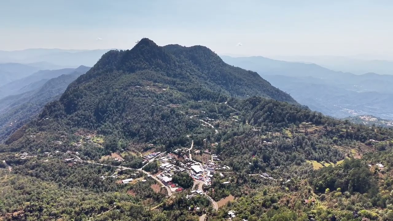 Pueblo viejo Yucuhiti Tlaxiaco región de la mixteca alta de Oaxaca México 