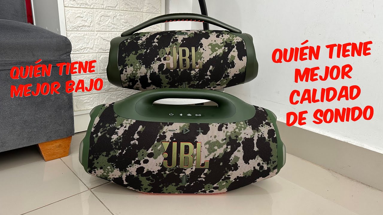 JBL BOOMBOX 3  VS JBL BOOMBOX 4 ( AMBIENTE CERRADO) 