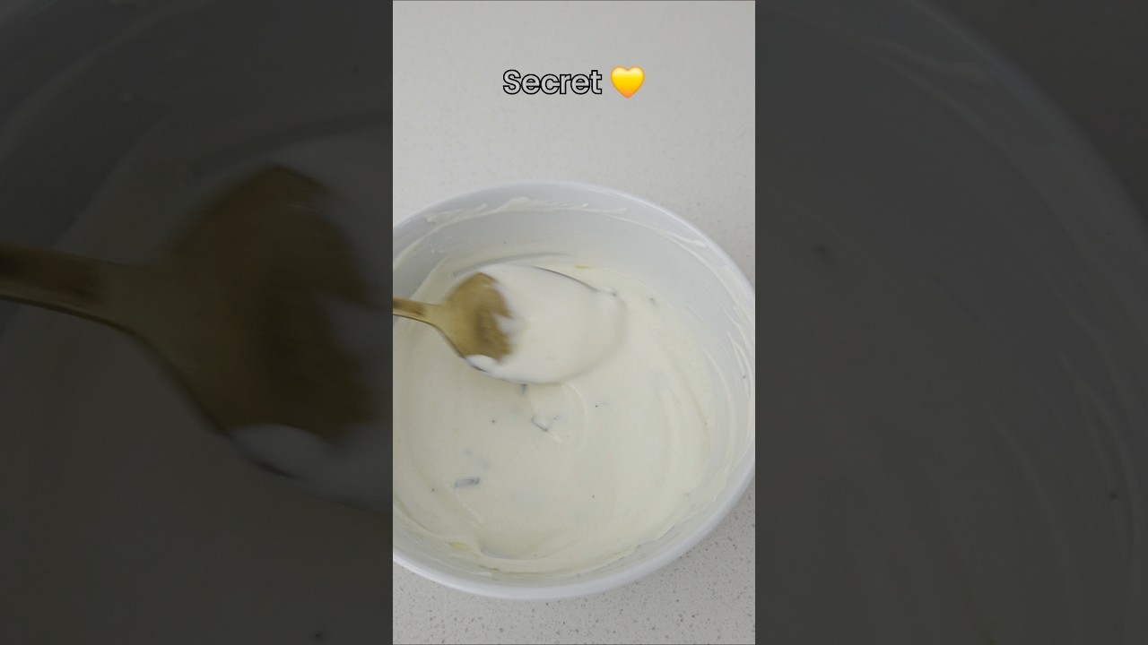The Secret to Creamy Greek Yogurt Sauce 🤍
