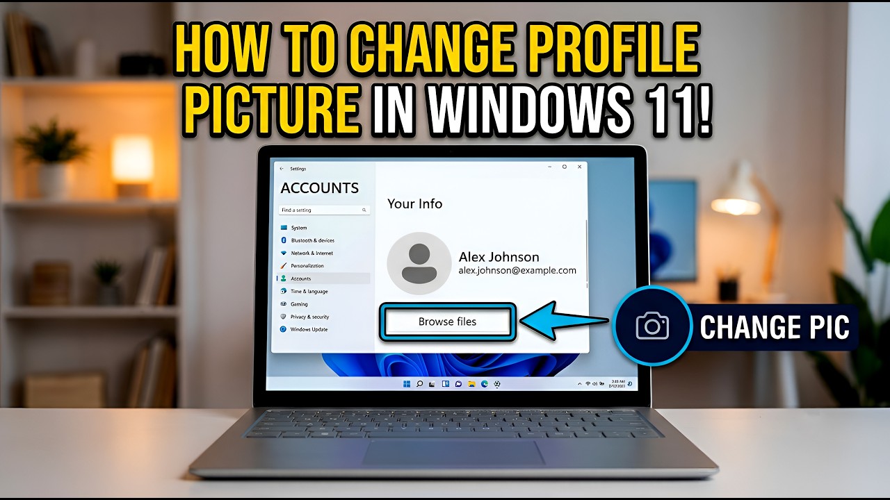 Как изменить фото профиля в Windows 11