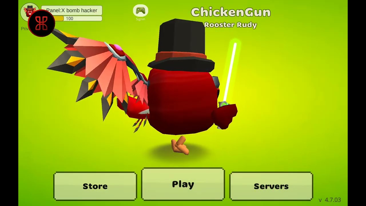 chicken gun mod menu cheats bomb panel hacker 2.0