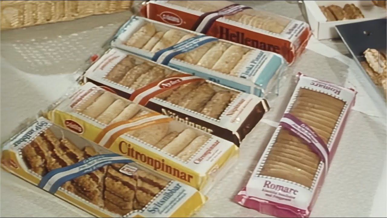 Reklam för småkakor från Pååls Finbageri (1969)