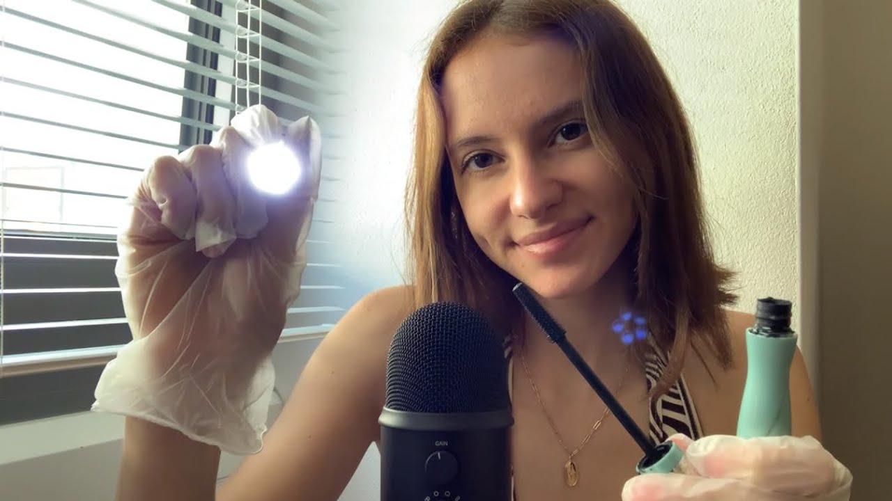 Do you want some tingles? (Tapping, vinyl gloves, lights)
