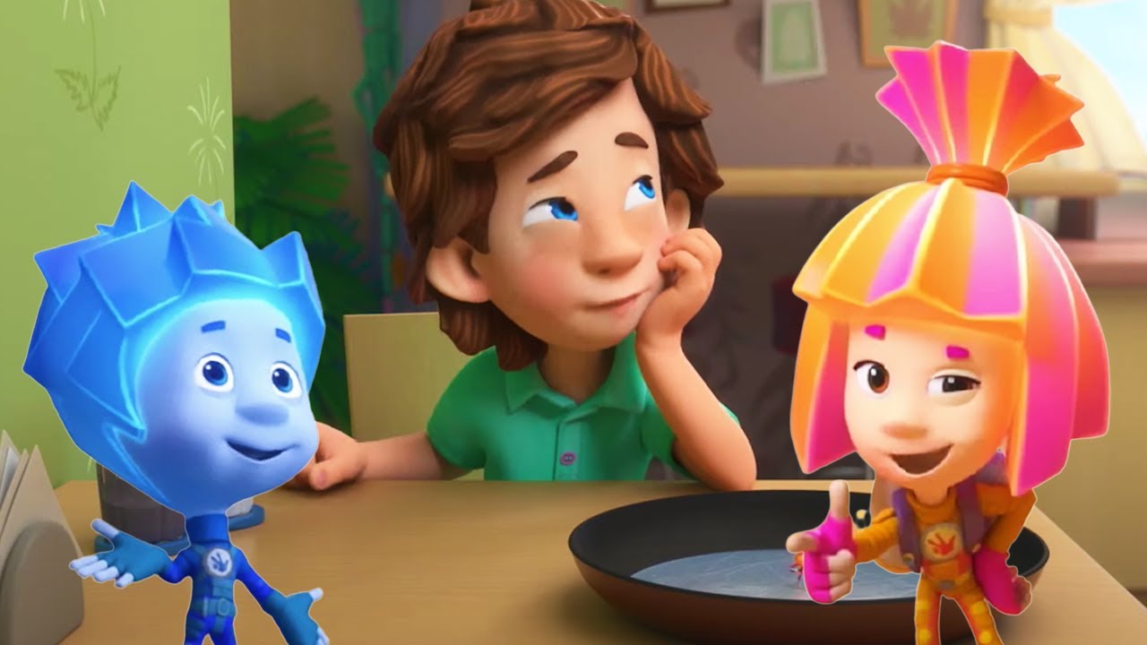 El sart&eacute;n para fre&iacute;r | Los Fixis - Dibujos animados para ni&ntilde;os