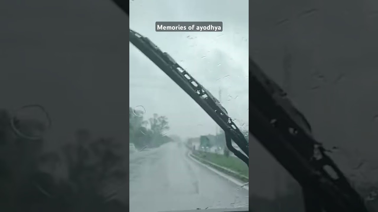 way to ayodhya  #shorts #rain #snowfall #snow #fog #weather #youtubeshorts #natural