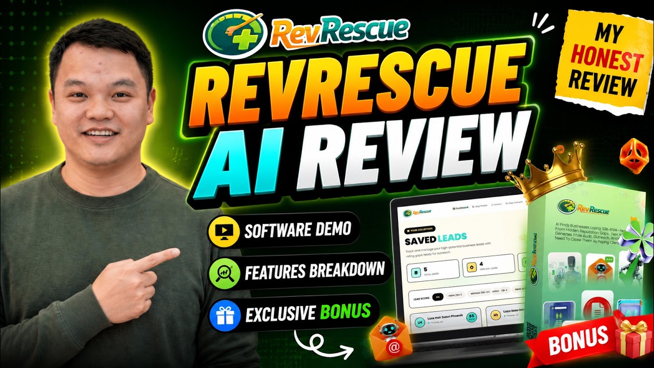 RevRescue AI Review 🎯 Find Hidden Clients & Close Deals Fast | Full Demo + RevRescueAI OTO + Bonuses