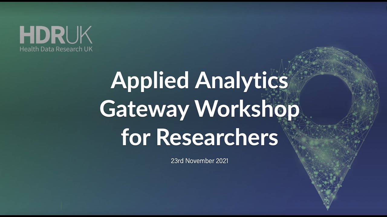 11. Applied Analytics Gateway Workshop