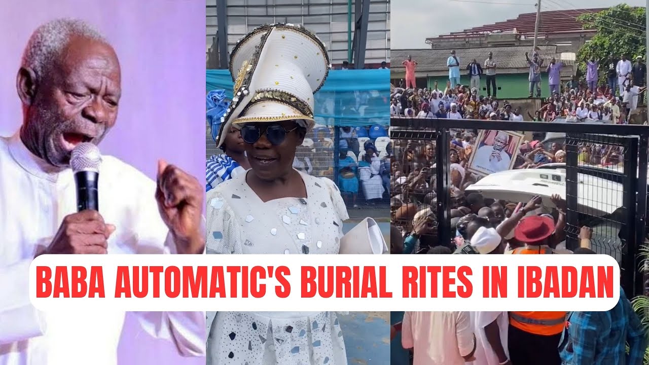 BABA AUTOMATIC: Bola Aare and other dignitaries pay last respect to Baba Olowere in Ibadan. Watch