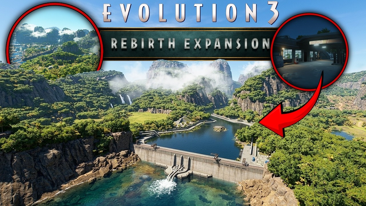ВСЕ 3 НОВЫЕ КАРТЫ И ПАСХАЛКИ В JURASSIC WORLD EVOLUTION 3! (Дополнение Rebirth)