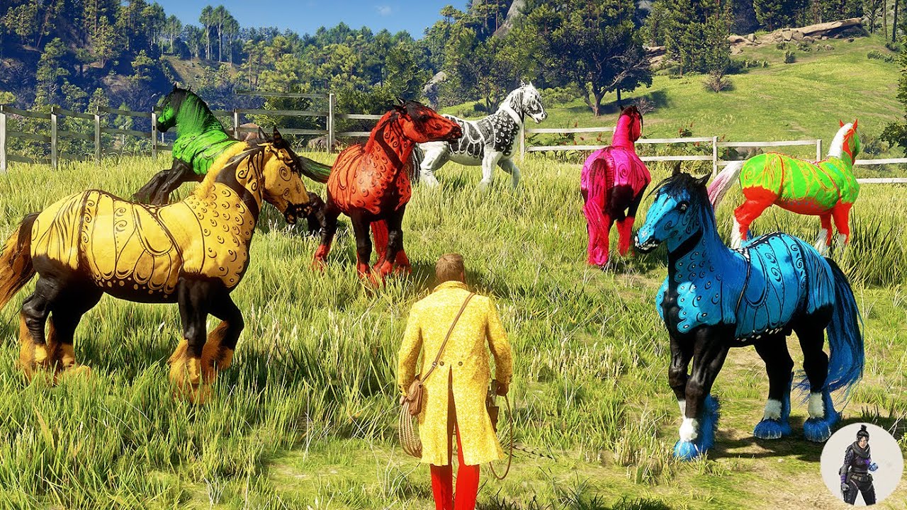 Arthur Morgan Tames Colorful Celestrina Fantasy Horses and Sets Them Free at Heartland Overflow 🐎✨