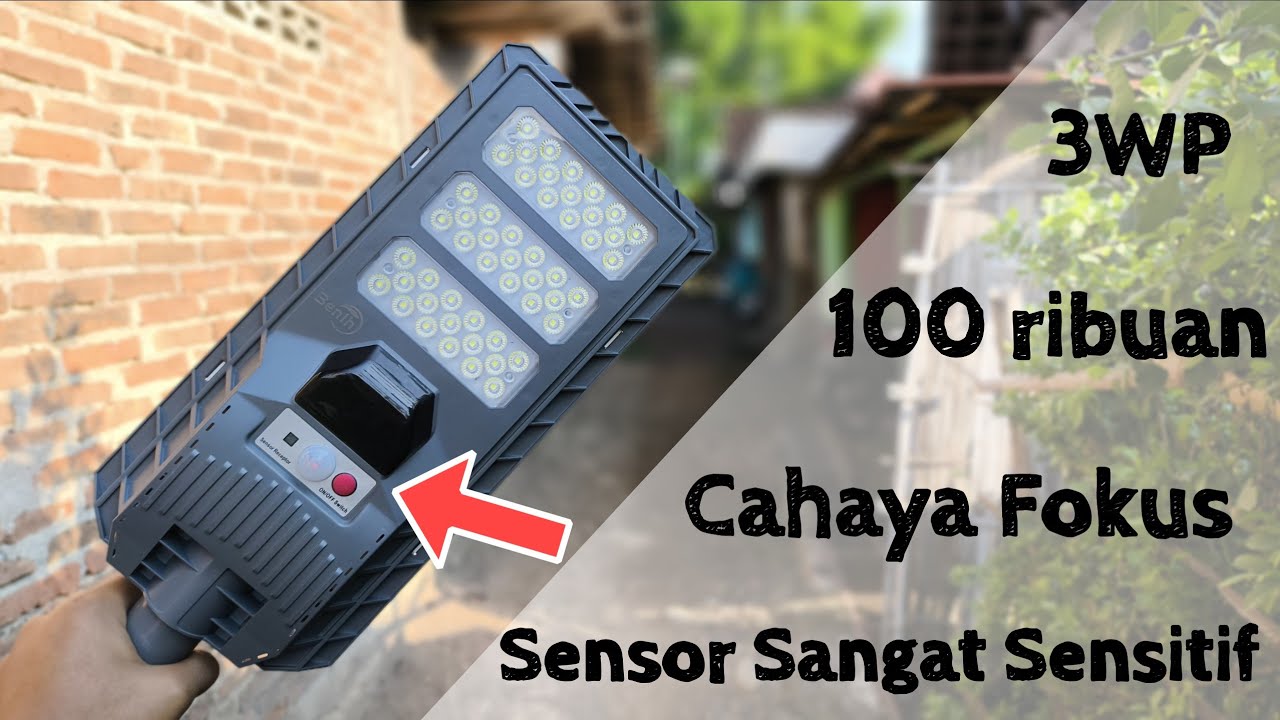 Lampu ini yang paling bagus, | REVIEW LAMPU TENAGA SURYA 100 RIBUAN