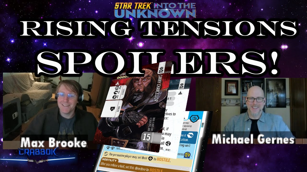 Rising Tensions Spoilers, Star Trek Into the Unknown Interview with Max and Michael!