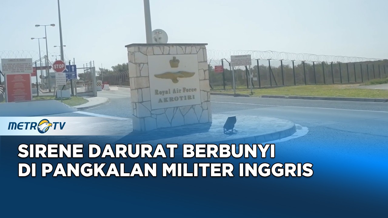 Sirene Darurat Terdengar di Pangkalan RAF Inggris di Siprus