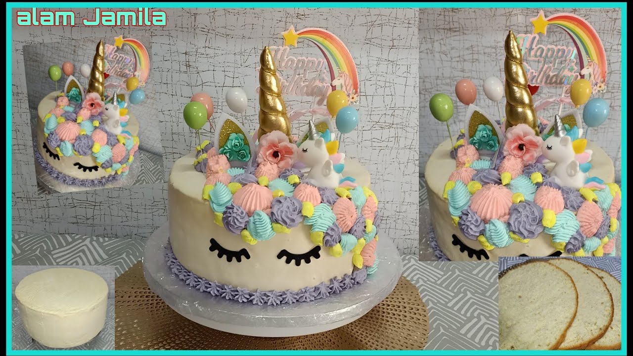 حلوة عيد الميلاد سهلة,gateau D'anniversaire,tarta de cumpleaños personalizada, unicornio