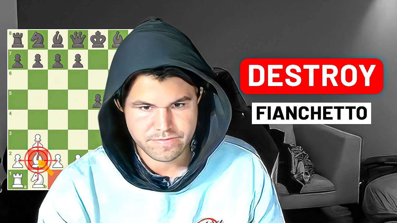 Magnus Shows How to Destroy the Fianchetto!