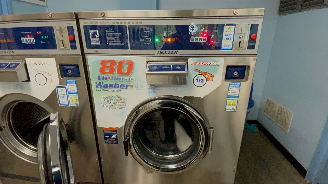 AWFUL Dexter 80 LB Magnum Load thoroughbred 1200 Washing Machine (error code 42) Lighthouse Laundry