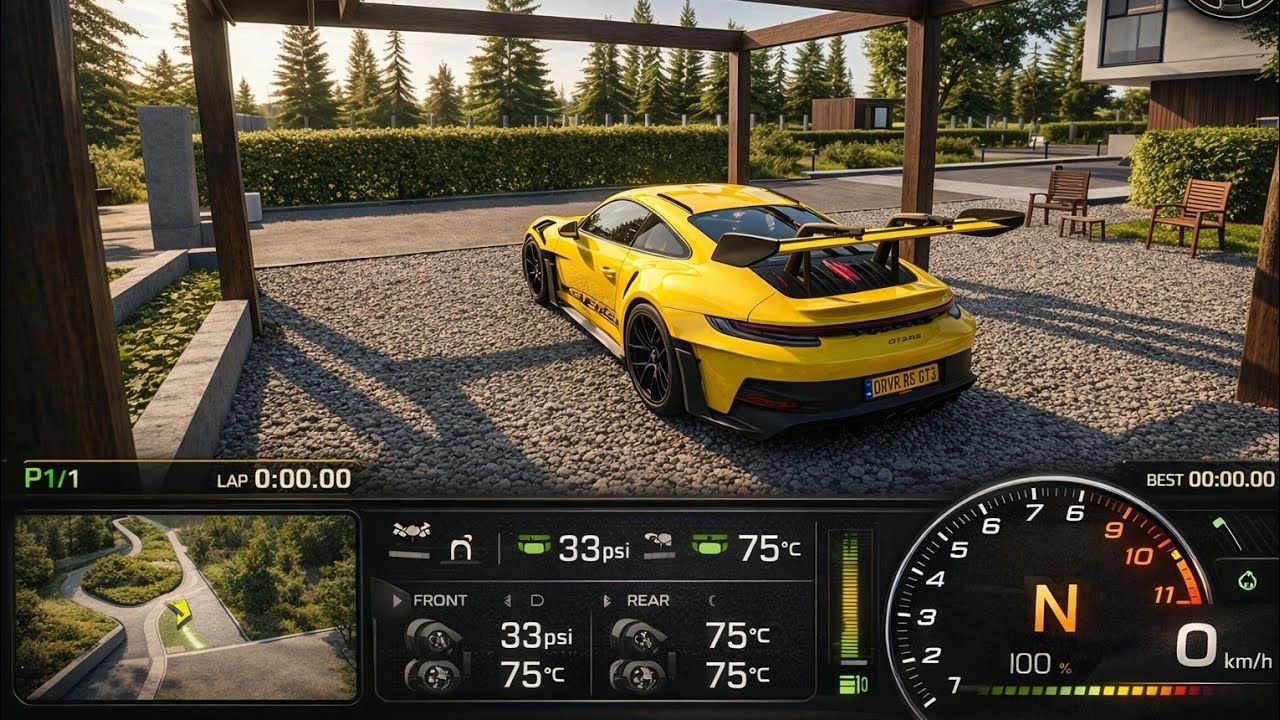 “Ultra Realistic Porsche 911 GT3 RS Gameplay 😳 | Real Life Jaisa Graphics!” #viral #gaming 