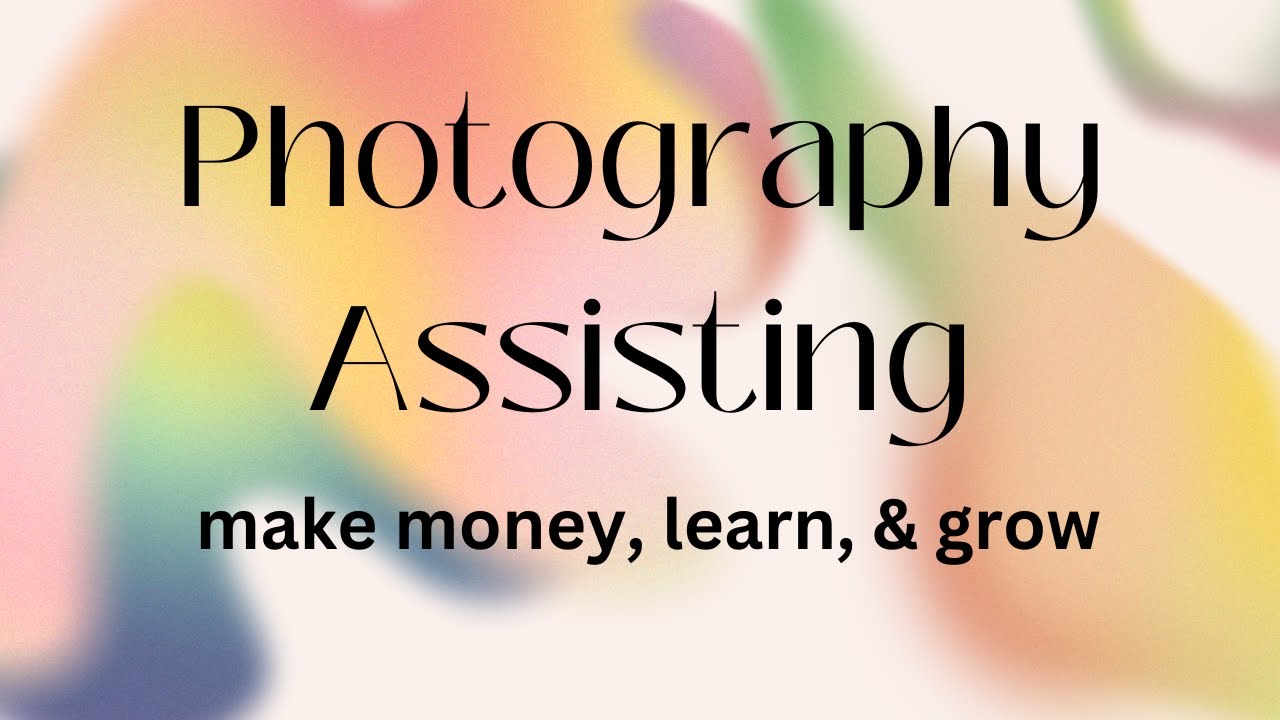 Photography Assistant: What is an assistant and why YOU should want to be one
