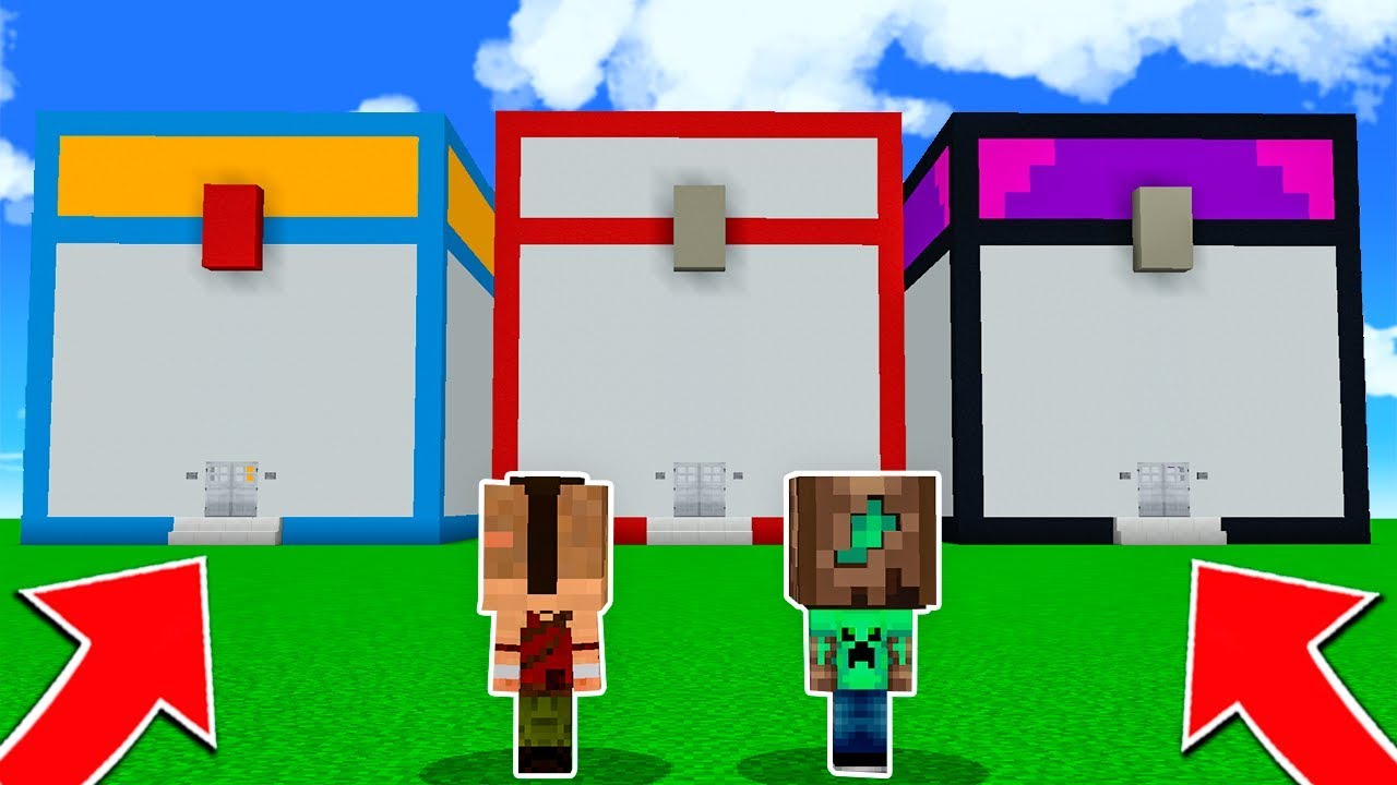 NO ESCOJAS EL COFRE EQUIVOCADO!!! 😱 MINECRAFT LUCKY BLOCKS PIXELMON