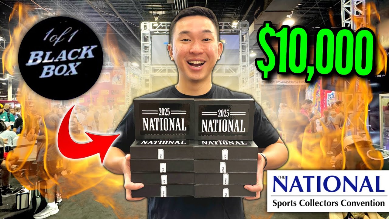 THE CRAZIEST $10,000 PANINI NATIONAL BLACK BOX OPENING OF ALL TIME (GUARANTEED 1/1 AUTOGRAPHS)! 😳🔥