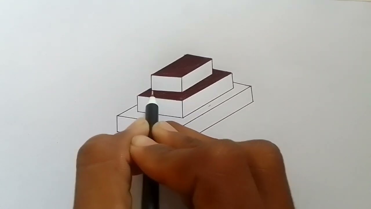 How to make 3D drawing aapko Red Line Pasand Aaye To please like and subscribe