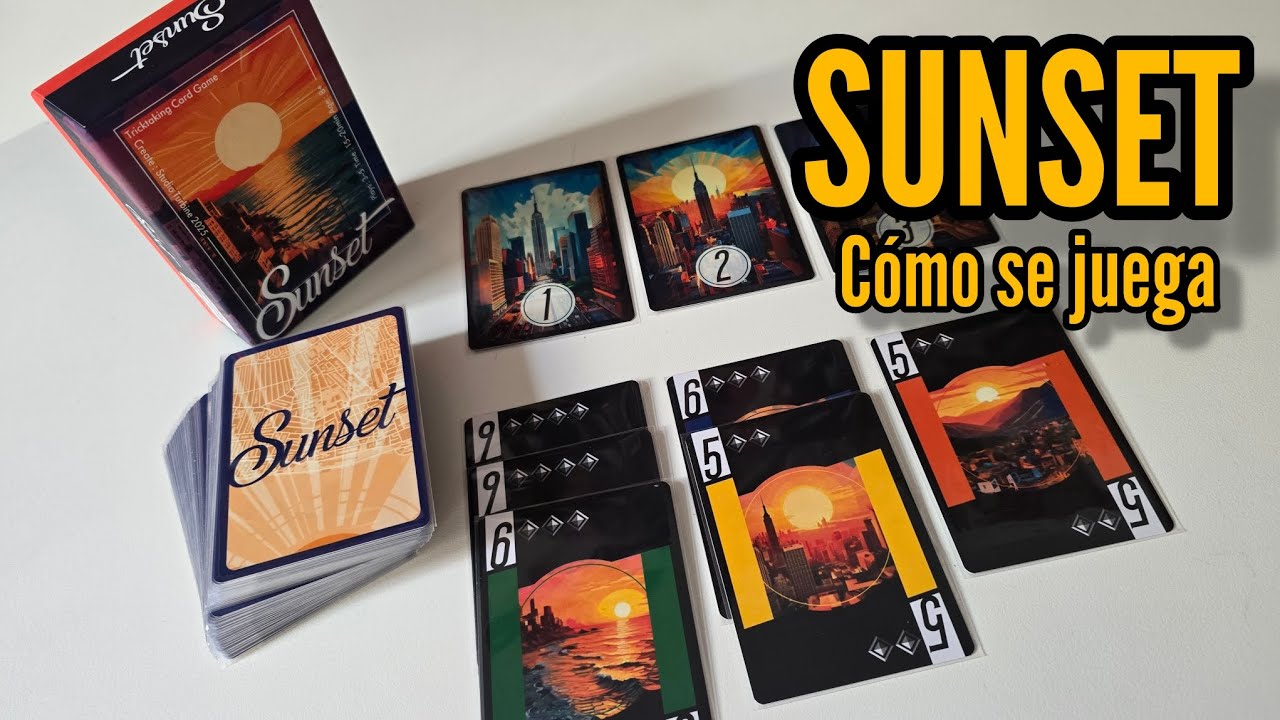 SUNSET - Juego de bazas | Cómo se juega, opinión y la polémica