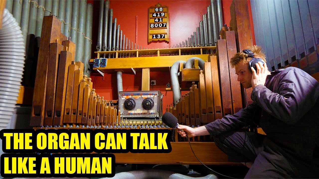 MODIFIED CHURCH ORGAN TALKS LIKE A HUMAN - I Bought A Church Organ Part 6