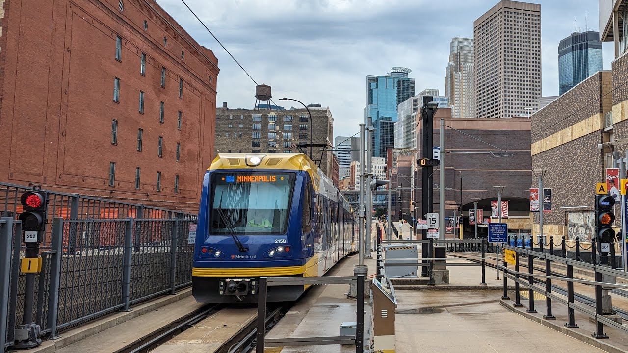 Twin Cities Metro Blue Line Target Field - Mall of America Type III LRV (Siemens S700)